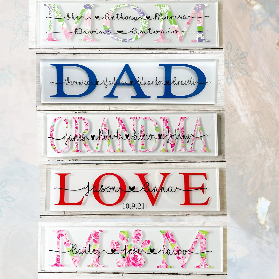 Personalized Name Tile