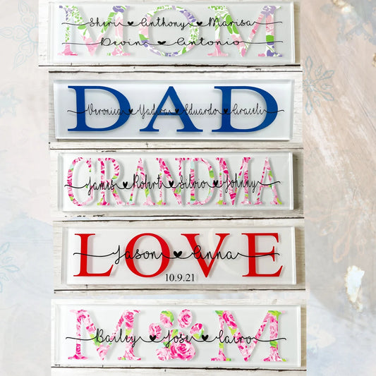 Personalized Name Tile